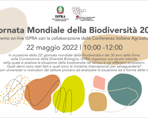 L'ISPRA e la Giornata mondiale della Biodiversità 2022
